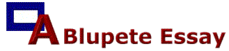 A blupete Essay