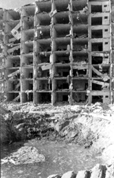 Khobar Towers with crater